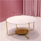 259usd Ngryise 1 Set Minshuku diameter 80cm marble ins style Table