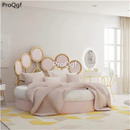 1699usd Ngryise 1 Set special ins luxurious pink princess feel bedroom bed