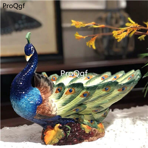 69.9usd Ngryise 1 Set  peacock style Fruit snack Plate