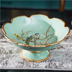 59.9usd Ngryise 1 Set high quality flower style Fruit snack Plate