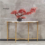 399usd Ngryise Ancient style corner use 80*30*80cm marble fashion table