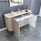 1199usd Ngryise 1 Set marble fashion corner use table cabinet