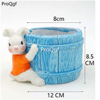 19.9usd Ngryise 1 Set rabbit series friend gift Flower Pot