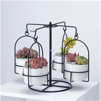 29.9usd Ngryise 1 Set attractive can rotate no plant inside series friend gift Flower Pot