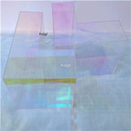 199usd Ngryise 1 Set Clear Acrylic L shape statue display case
