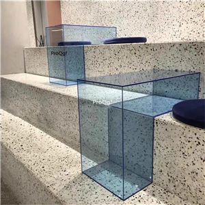199usd Ngryise 1 Set Clear Acrylic L shape statue display case