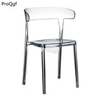 129usd Ngryise 1 Set transparent cow style coffee tea shop leisure chair