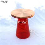 399usd Ngryise 1 Set magic coffee tea Metal Glass Table