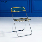 129usd Ngryise 1 Set foldable ins style bedroom acrylic chair