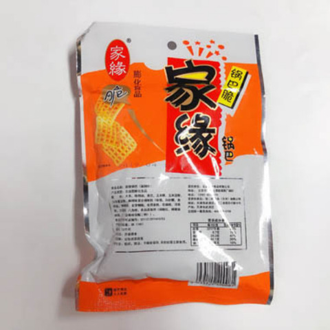 家縁鍋巴 麻辣味72g（中国）  家缘锅巴麻辣味-4