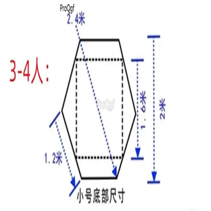 29usd Ngryise 1 Set rare shape outdoor waterproof mat