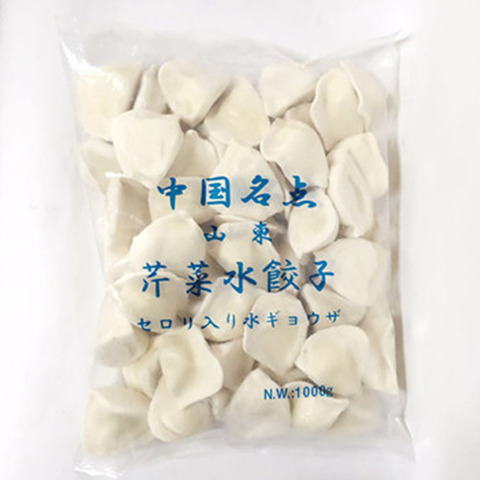 山東芹菜猪肉水餃 1kg　芹菜猪肉水饺子-1