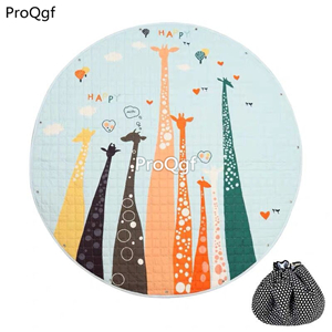 59.9usd Ngryise 1 Set ins diameter 150cm animal series Outdoor Picnic Grass Mat