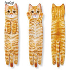 199usd Ngryise 1 set wall hanging cat series towel shelf