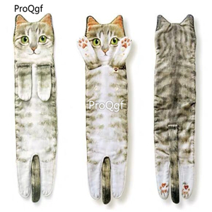 199usd Ngryise 1 set wall hanging cat series towel shelf