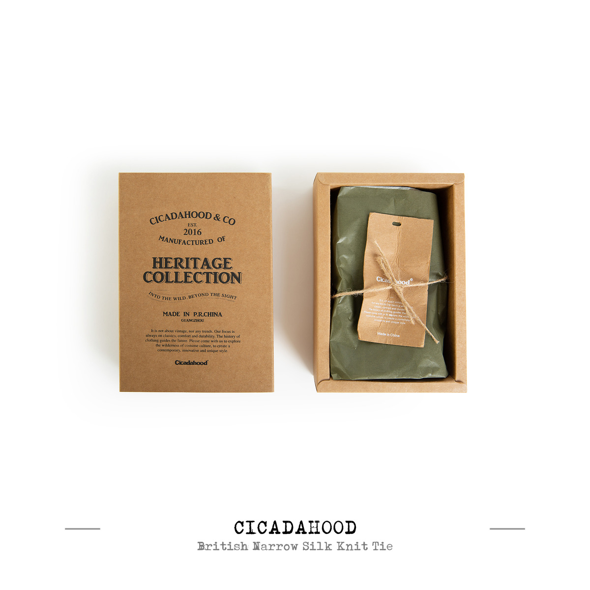 British Narrow Silk Knit Tie-5