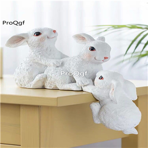 59usd Ngryise 1 set home we are friend series rabbit statue