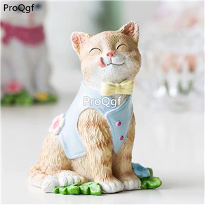 59usd Ngryise 1 set home artist like cat statue