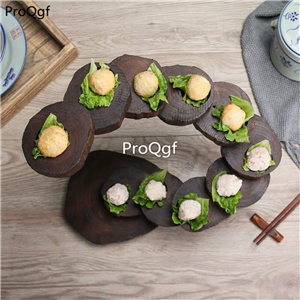 99usd Ngryise 1 set can rotate way to heaven series food decoration plate(no food inside)