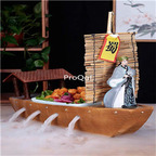 99usd Ngryise 1 set caochuanjiejian ancient story food decoration plate(no food inside)
