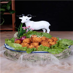 99usd Ngryise 1 set sheep series life food decoration plate(no food inside)