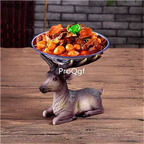 69usd Ngryise 1 set deer life food decoration plate(no food inside)