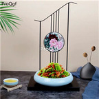 59usd Ngryise 1 set chinese series food decoration plate(no food)