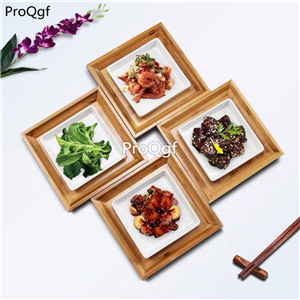 29usd Ngryise 1 set ceramic or wood food decoration plate(no food)