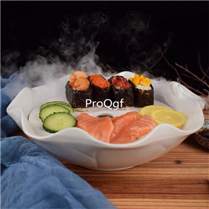 59usd Ngryise 1 set put fish creative food decoration plate(no food)