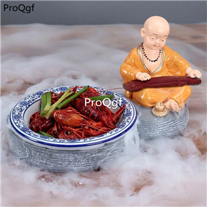 39usd Ngryise 1 set monk creative food decoration plate(no food)