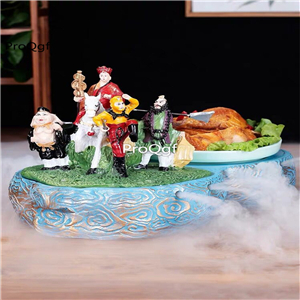 99usd Ngryise 1 set traditional story creative restaurant decoration plate(no food)