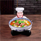 59usd Ngryise 1 set chef creative restaurant decoration plate(no food)