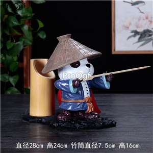 59usd Ngryise 1 set panda story creative restaurant decoration plate(no food)