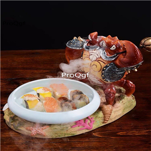 89usd Ngryise 1 Set long shrimp restaurant series plate(no food)