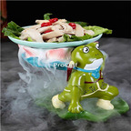 69usd Ngryise 1 Set frog restaurant series plate(no food)