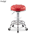 89usd Ngryise 1 set bread or moon style cut hair use salon stool