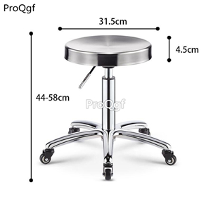 69usd Ngryise 1 set salon lounge stainless steel stool