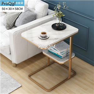 89usd Ngryise 1 set 50*30*58cm marble minshuku bedroom sofa table
