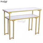 199usd Ngryise 1 set luxurious leisure 80*45*80cm two layer marble table