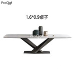 899usd Ngryise 1 set 160*90cm marble fashion ins minshuku series table