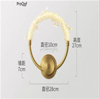 129usd Ngryise 1 set lovely wedding wall hanging minshuku bedroom ins light