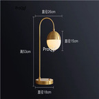 169usd Ngryise 1 set 26*53cm new series table ins style light
