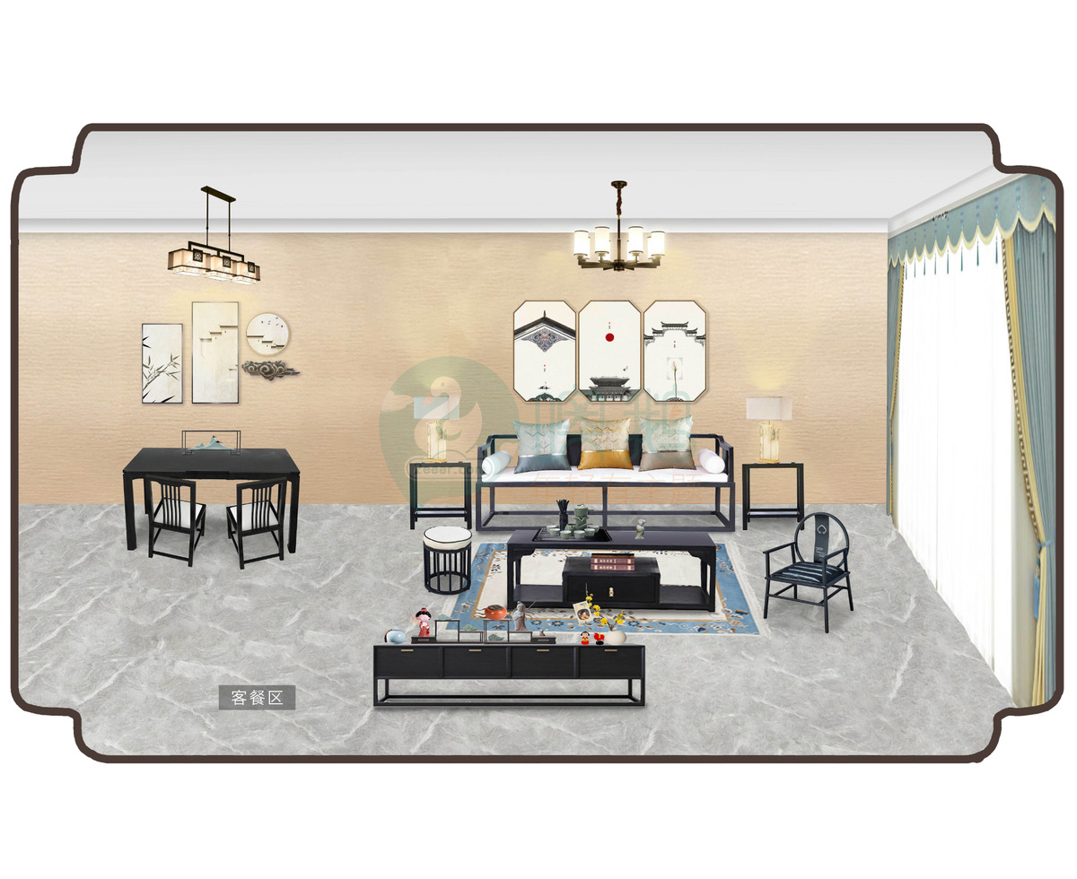 琉璃·驿    新中式主题