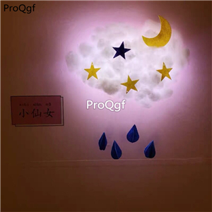 39usd Ngryise 1 set star moon wall hanging light