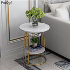139usd Ngryise 1 set double layer sweet bedroom marble minshuku table