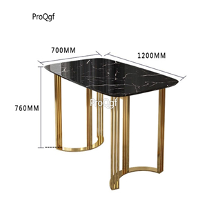 369usd Ngryise 1 set 120*70*76cm marble minshuku table