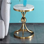 199usd Ngryise 1 set round creative marble minshuku table