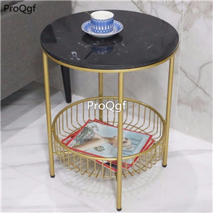 139usd Ngryise 1 set round style series marble metal minshuku table