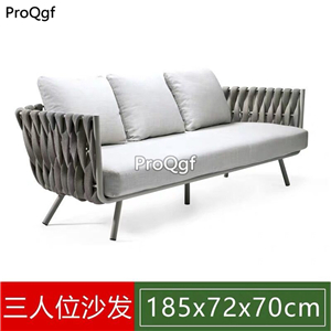 699usd Ngryise 1 set minshuku holiday 185*72*70cm rattan sofa three people seat
