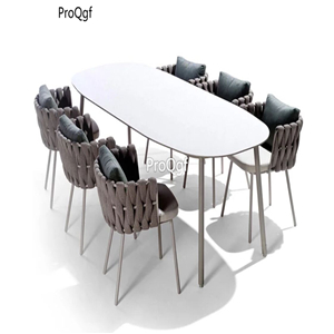 1999usd Ngryise 1 set minshuku holiday rattan 6 chair and 1 table